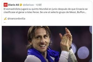 魔笛迎来第5届世界杯！龙赛罗社媒：永恒的莫德里奇，伟大的卢卡