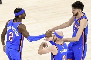 本赛季至今球员防守效率榜：前5雷霆独占4席 卡鲁索93.8断档第一