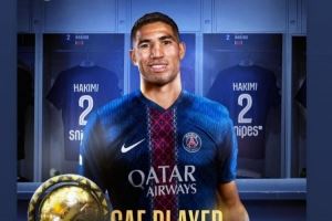 登贝莱祝贺阿什拉夫当选非洲足球先生：实至名归，我的兄弟